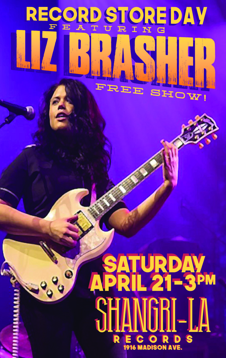 Liz Brasher Free Show on Record Store Day April 21
